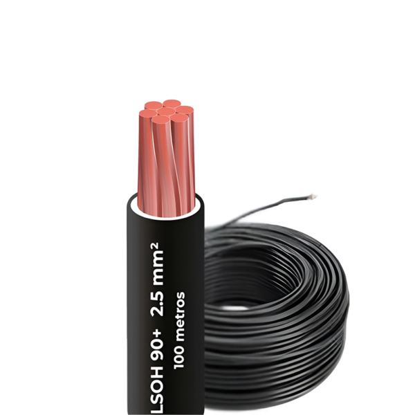 Cable libre halógeno 90c 2.5mm 2 Celsa (Lsoh) negro