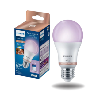 Foco LED Philips E27 8W Wifi Wiz RGB