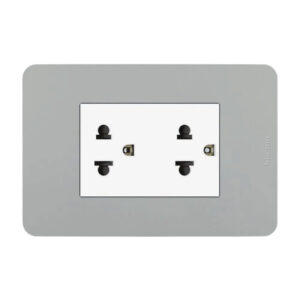 Tomacorriente Duplex Universal Lt Gris Matix Go Bticino