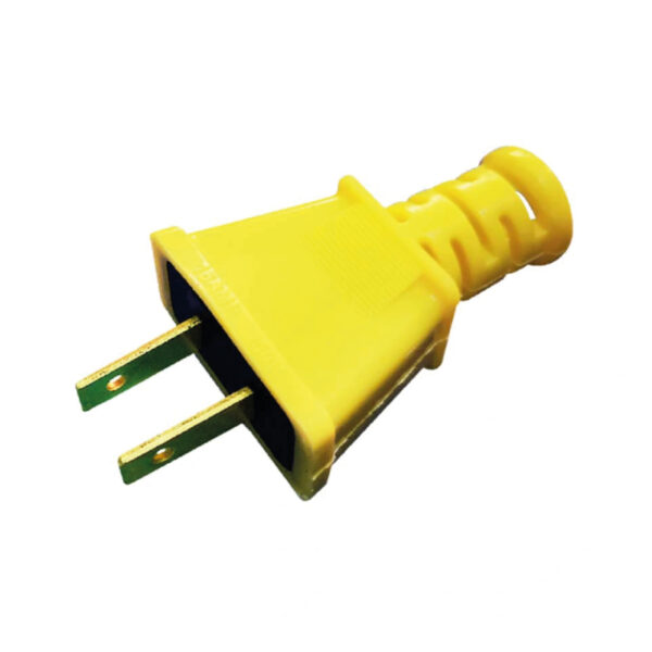 Enchufe Espiga Plana 220V Amarillo Opalux