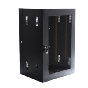 Gabinete de 12 RU Pared Nacional Abatible-Puerta de Vidrio