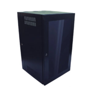 Gabinete de 18 RU Pared Nacional Abatible-Puerta de Vidrio